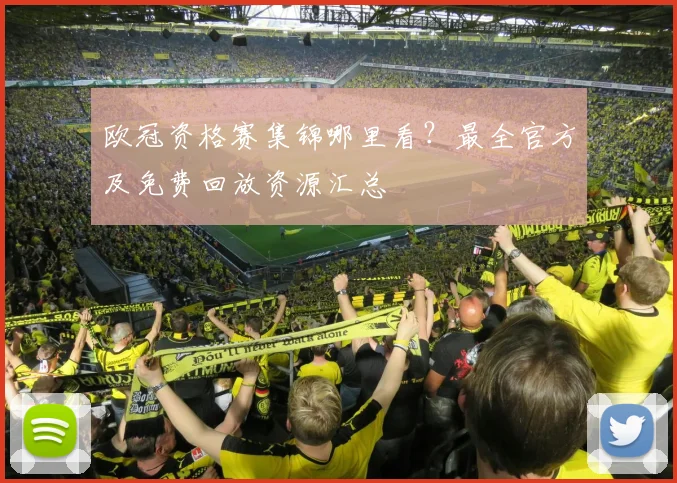 欧冠资格赛集锦哪里看？最全官方及免费回放资源汇总